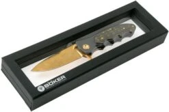 Böker Leopard-Damascus III Gold 110227DAM Limited Edition Pocket Knife -Cheap Nippon Knife Store BO110227DAM 08 boker