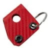 Clip And Carry Kydex Keychain Sheath Gerber Dime, Leatherman Squirt, Carbon Fiber Red GDIME-CF-RED Keychain Holster