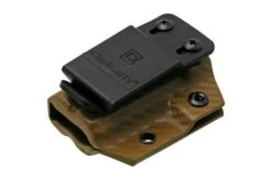 Clip And Carry Kydex Sheath Leatherman Wingman, Sidekick, Rebar, Rev, Carbon Fiber Brown LWING-CF-BRN Belt Holster -Cheap Nippon Knife Store CALWING CF BRN 03 clipandcarry