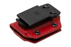 Clip And Carry Kydex Sheath SOG Powerlock, Carbon Fiber Red SPWRLK-CF-RED Belt Holster -Cheap Nippon Knife Store CASPWRLK CF RED 03 clipandcarry