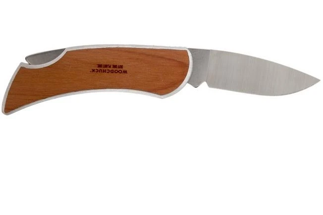 Case X Woodchuck Executive Lockback Brushed Stainless, Giraffe, 64320, M1300L SS Pocket Knife 2 Case X Woodchuck Executive Lockback Brushed Stainless, Giraffe, 64320, M1300L SS Pocket Knife - Image 2