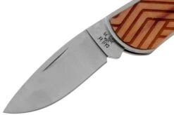 Case X Woodchuck Executive Lockback Brushed Stainless, Lines, 64322, M1300L SS Pocket Knife -Cheap Nippon Knife Store CE64322 03 case knives