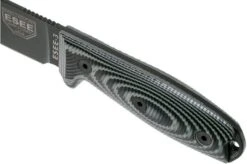 ESEE Model 3 Black Blade 3D Grey-Black G10 Survival Knife 3PMB-002 Black Sheath + Belt Clip -Cheap Nippon Knife Store EE 3PMB 002 05 esee knives