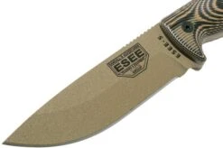 ESEE Model 5 Dark Earth Blade 3D Coyote-Black G10 Survival Knife 5PDE-005 Kydex Sheath + Clip Plate -Cheap Nippon Knife Store EE 5PDE 005 03 esee knives