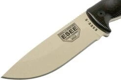 ESEE Model 5 Desert Tan Blade 3D Blood-Black G10 Survival Knife 5PDT-004 Kydex Sheath + Clip Plate -Cheap Nippon Knife Store EE 5PDT 004 03 esee knives
