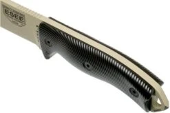 ESEE Model 5 Desert Tan Blade 3D Blood-Black G10 Survival Knife 5PDT-004 Kydex Sheath + Clip Plate -Cheap Nippon Knife Store EE 5PDT 004 05 esee knives