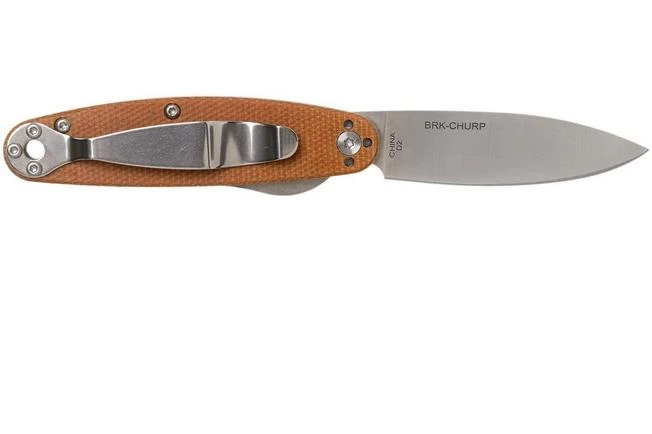 ESEE Churp EE-CH-02 D2, Brown Micarta Pocket Knife 2 ESEE Churp EE-CH-02 D2, Brown Micarta Pocket Knife - Image 2