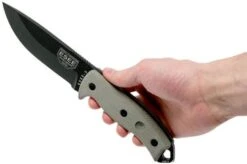 ESEE Model 5 Black Blade, Desert Tan Handle 5P-BK With Kydex Sheath + Belt Clip -Cheap Nippon Knife Store EE ESEE 5P BK 06 esee v2018 ee esee 5p bk 06