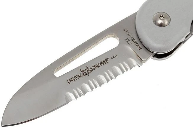 Fox 233A Sailing Knife, Silver Aluminum 3 Fox 233A Sailing Knife, Silver Aluminum - Image 3