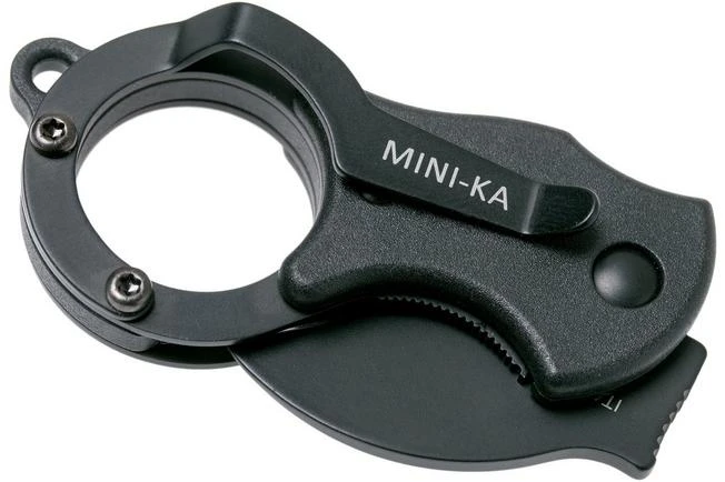 Fox Mini-Ka Folding Black W. Black Blade 4 Fox Mini-Ka Folding Black W. Black Blade - Image 4