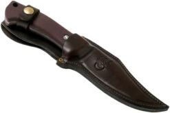 Rick Hinderer Ranch Bowie Burgundy Canvas Micarta, Battle Black, Bowie Knife -Cheap Nippon Knife Store HRK TRB BB BM 07 rick hinderer knives