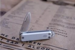 The James Brand Elko, Silver + Satin Pocket Knife -Cheap Nippon Knife Store JAKELK1001 08 the james brand jakelk1001 07