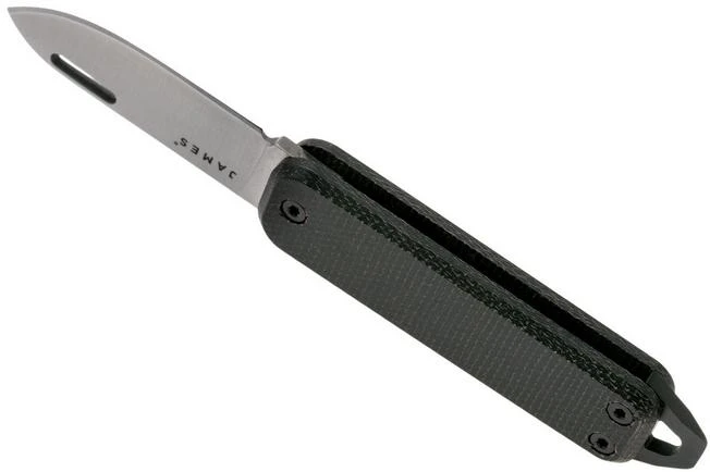 The James Brand Elko KN103143-00 Black Micarta + Satin Pocket Knife 5 The James Brand Elko KN103143-00 Black Micarta + Satin Pocket Knife - Image 5