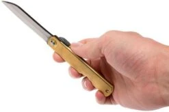 Higonokami Pocket Knife 7,7 Cm HIGO12BR, White Paper Steel, Sheepfoot -Cheap Nippon Knife Store KT HIGO12BR 07 higonokami kt higo12br 07