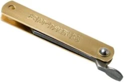 Higonokami Pocket Knife 5 Cm HIGO75RS, SK-carbon Steel, Messing 12 Higonokami Pocket Knife 5 Cm HIGO75RS, SK-carbon Steel, Messing -Cheap Nippon Knife Store KT HIGO75RS 04 higonokami