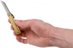 Higonokami Pocket Knife 5 Cm HIGO75RS, SK-carbon Steel, Messing 15 Higonokami Pocket Knife 5 Cm HIGO75RS, SK-carbon Steel, Messing -Cheap Nippon Knife Store KT HIGO75RS 07 higonokami