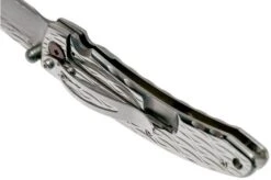 Mcusta Nami Small Damascus MC-0111D Pocket Knife -Cheap Nippon Knife Store MC 0111D 05 mcusta