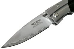 Mcusta MC-142G Ripple, SPG2 Black Pakka Wood Pocket Knife -Cheap Nippon Knife Store MC 0142G 03 mcusta