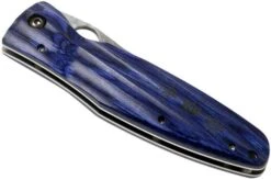 Mcusta MC-0186G Sengoku Date Masamune, Blue Pakkawood, Gentleman's Knife -Cheap Nippon Knife Store MC 0186G 04 mcusta