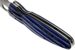 Mcusta MC-0186G Sengoku Date Masamune, Blue Pakkawood, Gentleman's Knife -Cheap Nippon Knife Store MC 0186G 05 mcusta