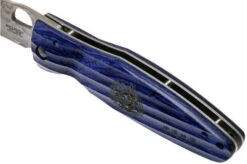 Mcusta MC-0186G Sengoku Date Masamune, Blue Pakkawood, Gentleman's Knife -Cheap Nippon Knife Store MC 0186G 07 mcusta