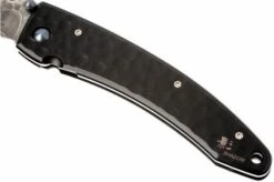 Mcusta Tsuchi Large, Handle/blade: Black Steel And Damascus -Cheap Nippon Knife Store MC114BD 03 mcusta tsuchi zwart aluminium damast mc114bd d3