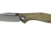 MKM Fara MY01-GC Green Micarta Pocket Knife, Lucas Burnley Design