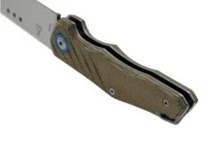 MKM Root RT-GC Satin Green Canvas Micarta Pocket Knife, Jens Anso Design -Cheap Nippon Knife Store MMK RT GC 04 mkm
