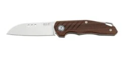 MKM Root RT-S Satin Santos Wood Pocket Knife, Jens Anso Design