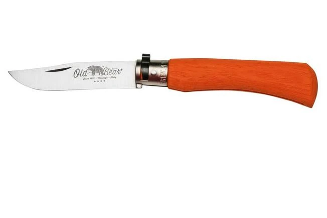 Old Bear Classical Orange M, 9307-19-MOK Pocket Knife 1 Old Bear Classical Orange M, 9307-19-MOK Pocket Knife