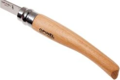 Opinel Pocket Knife No. 10 Slim Line, Stainless Steel, Beech -Cheap Nippon Knife Store OP000517 06 opinel op000517 06