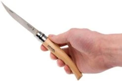 Opinel Pocket Knife No. 10 Slim Line, Stainless Steel, Beech -Cheap Nippon Knife Store OP000517 07 opinel op000517 07