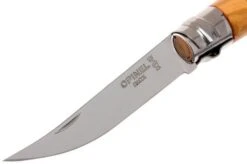 Opinel Pocket Knife No. 8 Slim Line, Stainless Steel, Olive Wood -Cheap Nippon Knife Store OP001144 03 opinel op001144 03