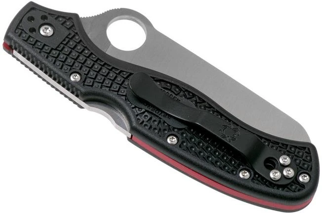 Spyderco Rescue 3 Thin Red Line C14FSBKRD3 Serrated Rescue Knife 4 Spyderco Rescue 3 Thin Red Line C14FSBKRD3 Serrated Rescue Knife - Image 4