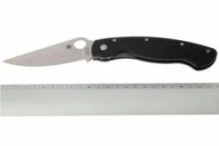Spyderco- C36 Military Plain Edge 9 Spyderco- C36 Military Plain Edge -Cheap Nippon Knife Store SPC36 05 spyderco military plain edge spc36gpe d5