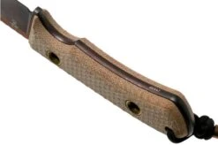 TRC Knives South Pole Apocalypse Finish 2020 Biohazard Edition, Elmax, Natural Canvas Micarta, Survival Knife -Cheap Nippon Knife Store TI SP BCM 2020 04 trc knives