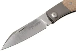 Viper Hug V5992CN Natural Canvas Micarta Pocket Knife, Sacha Thiel Design -Cheap Nippon Knife Store VPV5992CN 03 viper