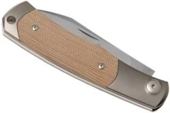 Viper Hug 2 V5994CN Natural Canvas Micarta Pocket Knife, Sacha Thiel Design -Cheap Nippon Knife Store VPV5994CN 04 viper