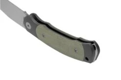 Viper Twin, V6002CG, Satin M390, Green Canvas Micarta Pocket Knife, Fabrizio Silvestrelli Design -Cheap Nippon Knife Store VPV6002CG 04 viper