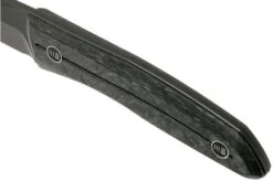 WE Knife Reazio 921B Black Stonewashed, Shredded Carbon Fibre, Toni Tietzel Design -Cheap Nippon Knife Store WK921B 05 we knife
