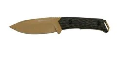 Willumsen Paragon DL22TTA Desert Tan Black G10, AUS-8, Fixed Knife